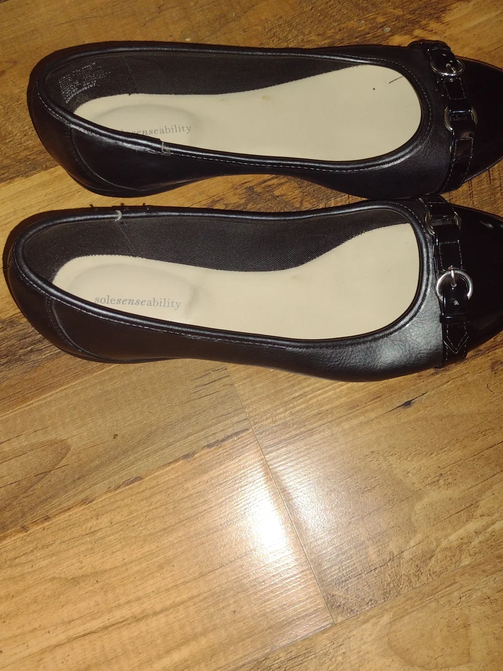 Solesenseabililty Flats Black Sz 7.5